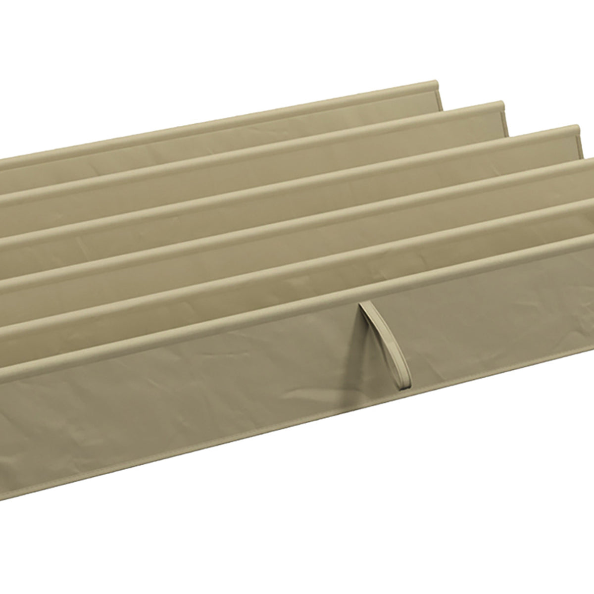 Toile de Toit pour Pergola Tonnelle Rétractable de 3 x 3 m - Toile Uniquement 250 x 255 cm, Ecru-9