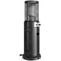 Parasol Chauffant Gaz 11 kW 30 m² Roulettes, Réglage Continu, Grille de Protection, Anti-surchauffe, 52x46x137cm, Noir-0