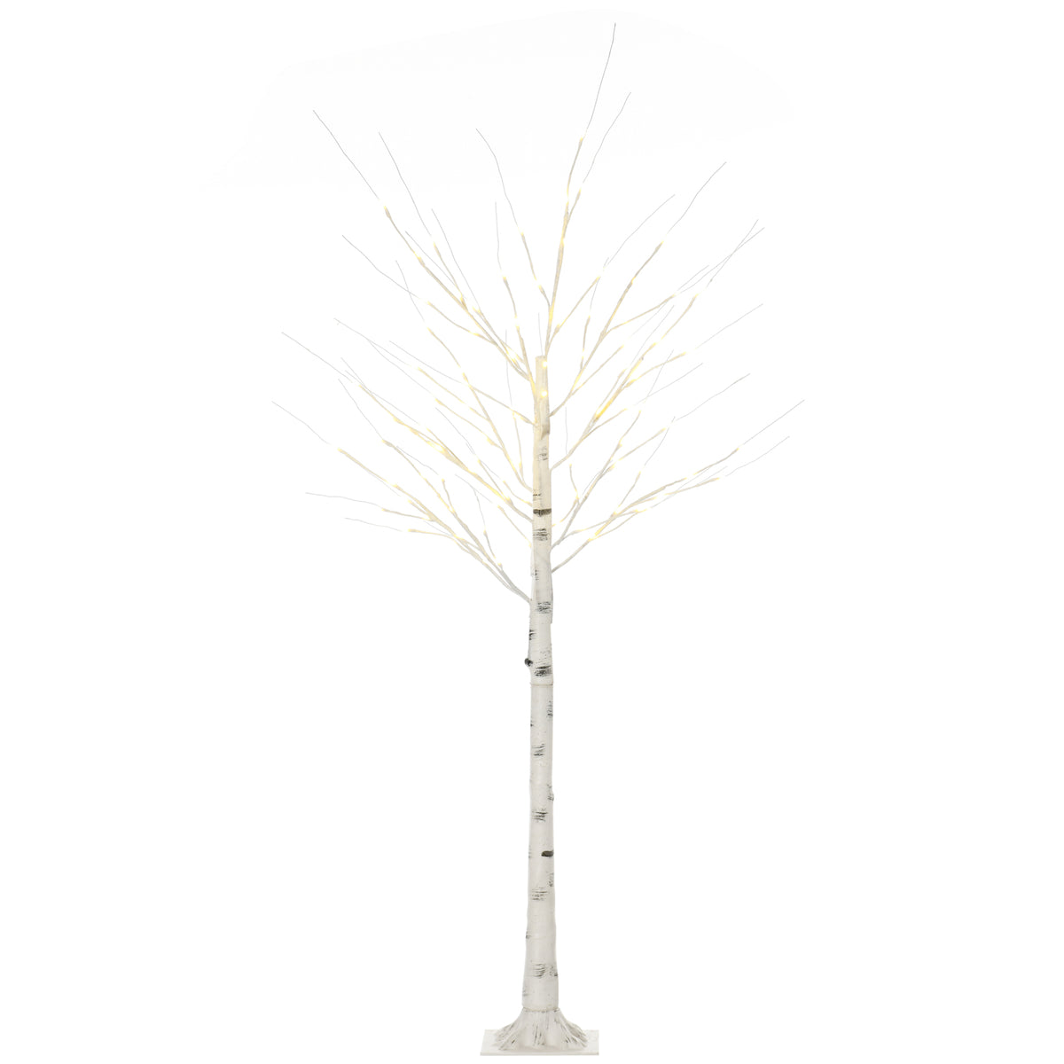 Arbre lumineux LED, décoration lumineuse blanc chaud, 96 LEDs 180 cm, décoration de noël, chambre, maison, blanc-0