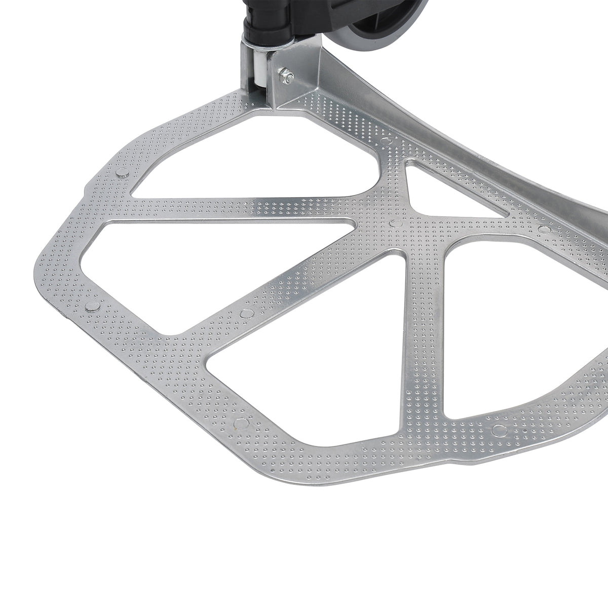 Chariot diable pliable leger telescopique charge 70kg en aluminium argent-noir-8