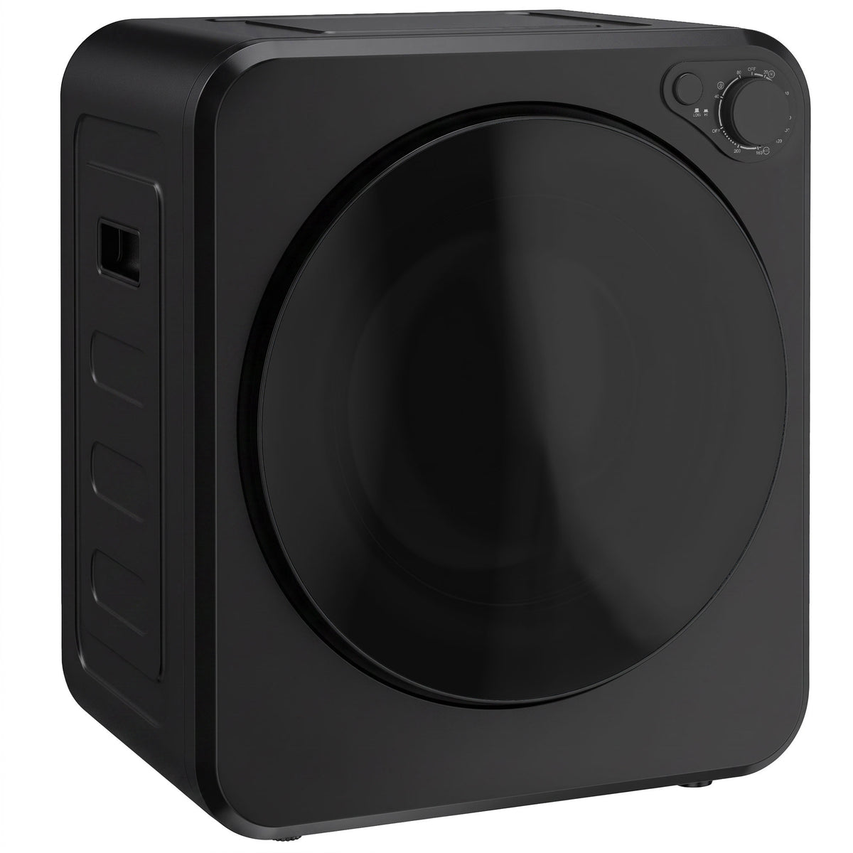 Sèche Linge à Évacuation Compact 2,5Kg, Sèche-Linge Électrique 400/800 W, 5 Modes de Séchage, Charge Frontale, Noir-0