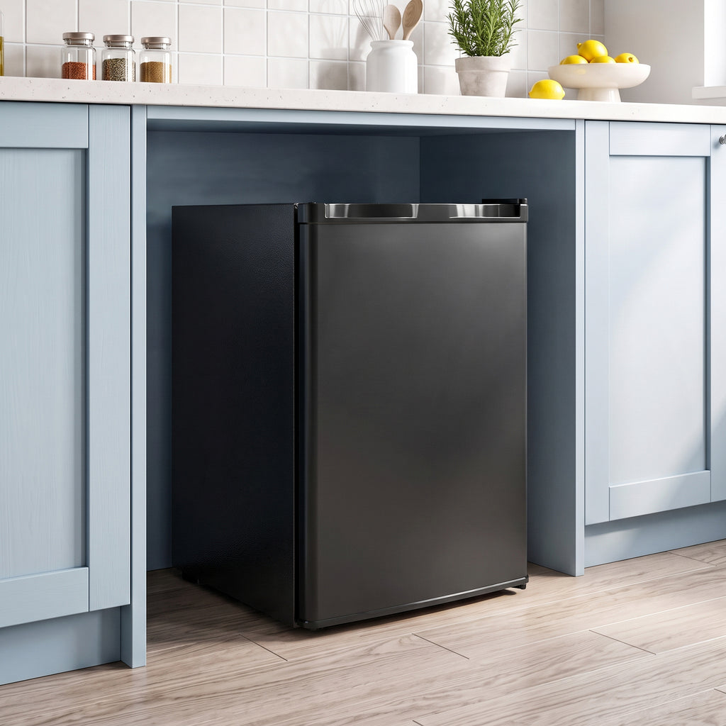 Mini Congélateur 59 L, Petit Congelateur Compact Silencieux Pose Libre, Porte Réversible, Température Réglable, Noir-9