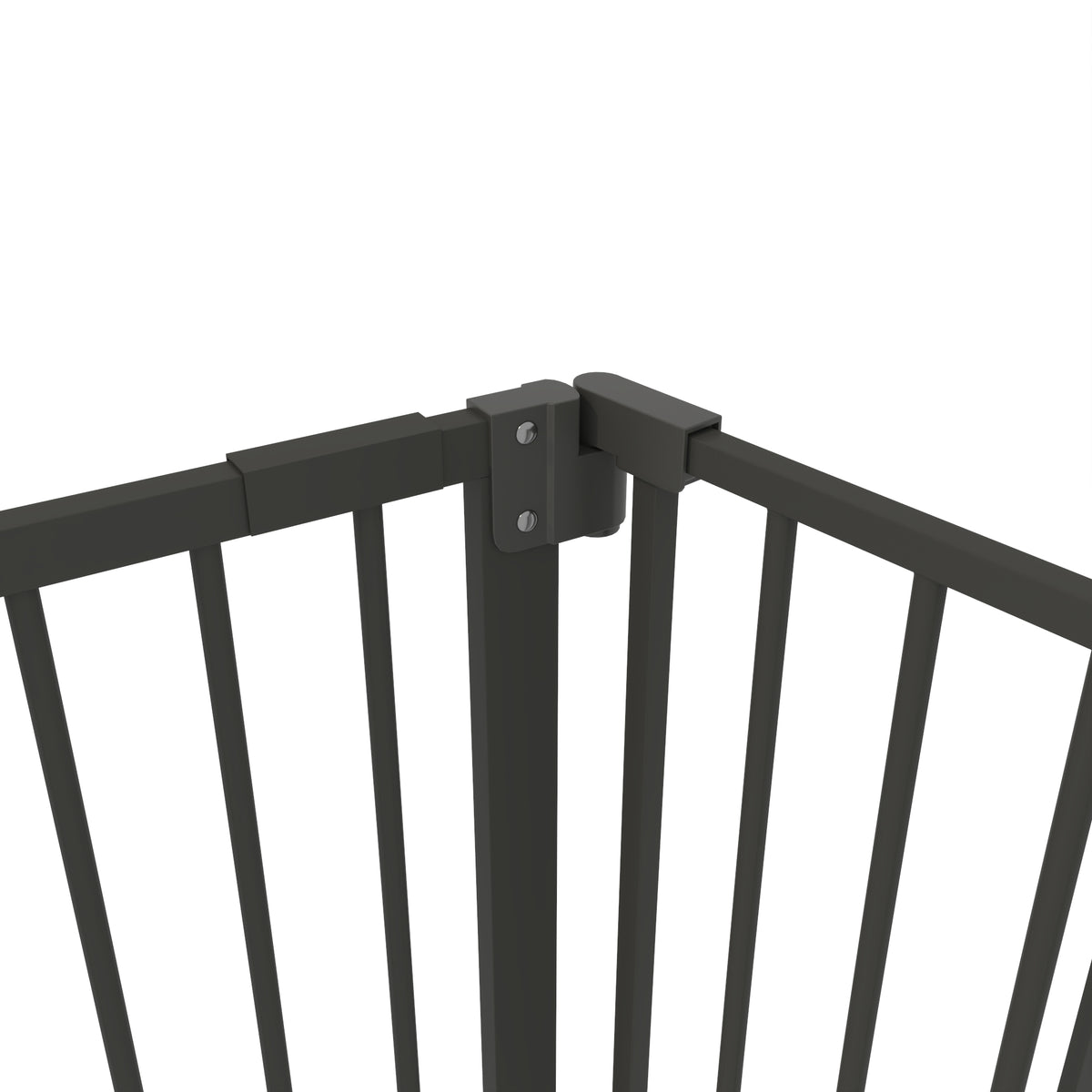 Barrière de sécurité animaux porte fermeture automatique système de double verrouillage sans perçage 3 extensions noir-9