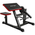 Banc de musculation pour biceps, machine à biceps/triceps 2-en-1 hauteur de l'assise réglable 5 niveaux 105x95x80cm noir-0