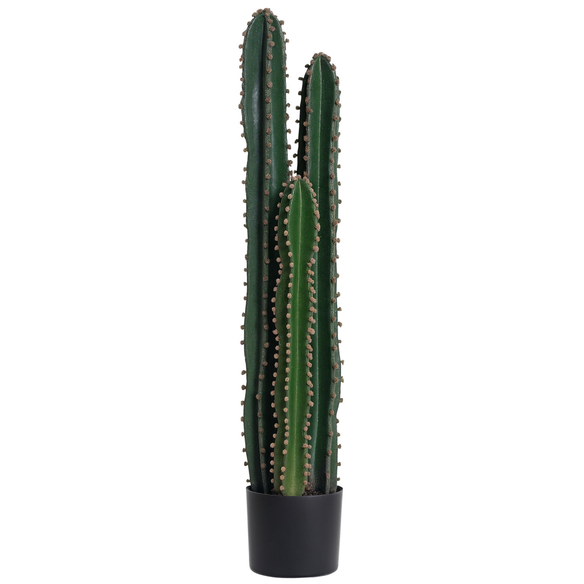 Cactus artificiel grand réalisme plante artificielle grande taille dim. Ø 17 x 98H cm vert-0