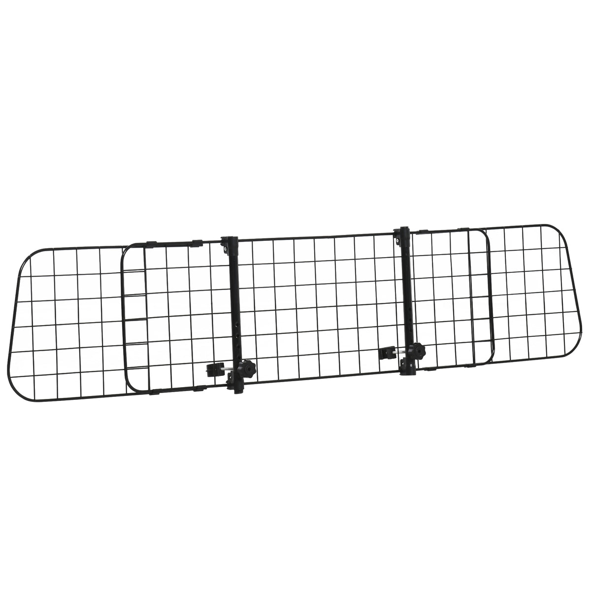Grille de séparation voiture universelle pour chien, barrière de protection adaptée aux SUV et aux sièges auto, largeur réglable sans outils, installation facile, noir-0
