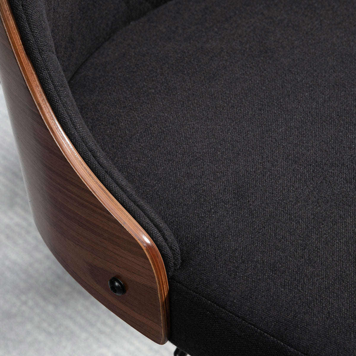 Lot de 2 tabourets de bar réglable en hauteur rotatif sur 360° avec repose-pieds, tissu capitonné-7