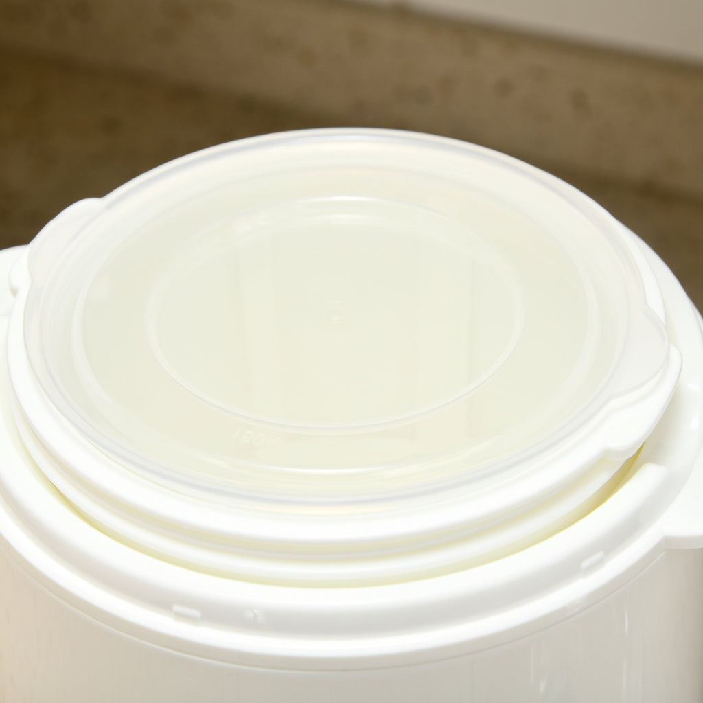 Yaourtière électrique avec 2 récipients de 1,5L filtre pour yaourt grec et 2 couvercles, puissance 20W blanc-7