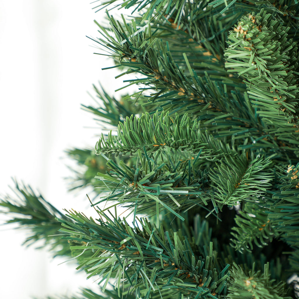 Sapin de Noël Artificiel 180 cm Arbre de Noël avec support en acier pliable, 1061 branches, décoration de Noël, vert-8