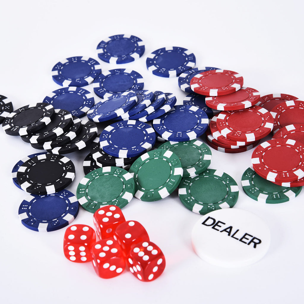 Mallette de Poker Coffret de Poker Complet avec 200 jetons 2 Jeux de Cartes + 2 clés Aluminium-7