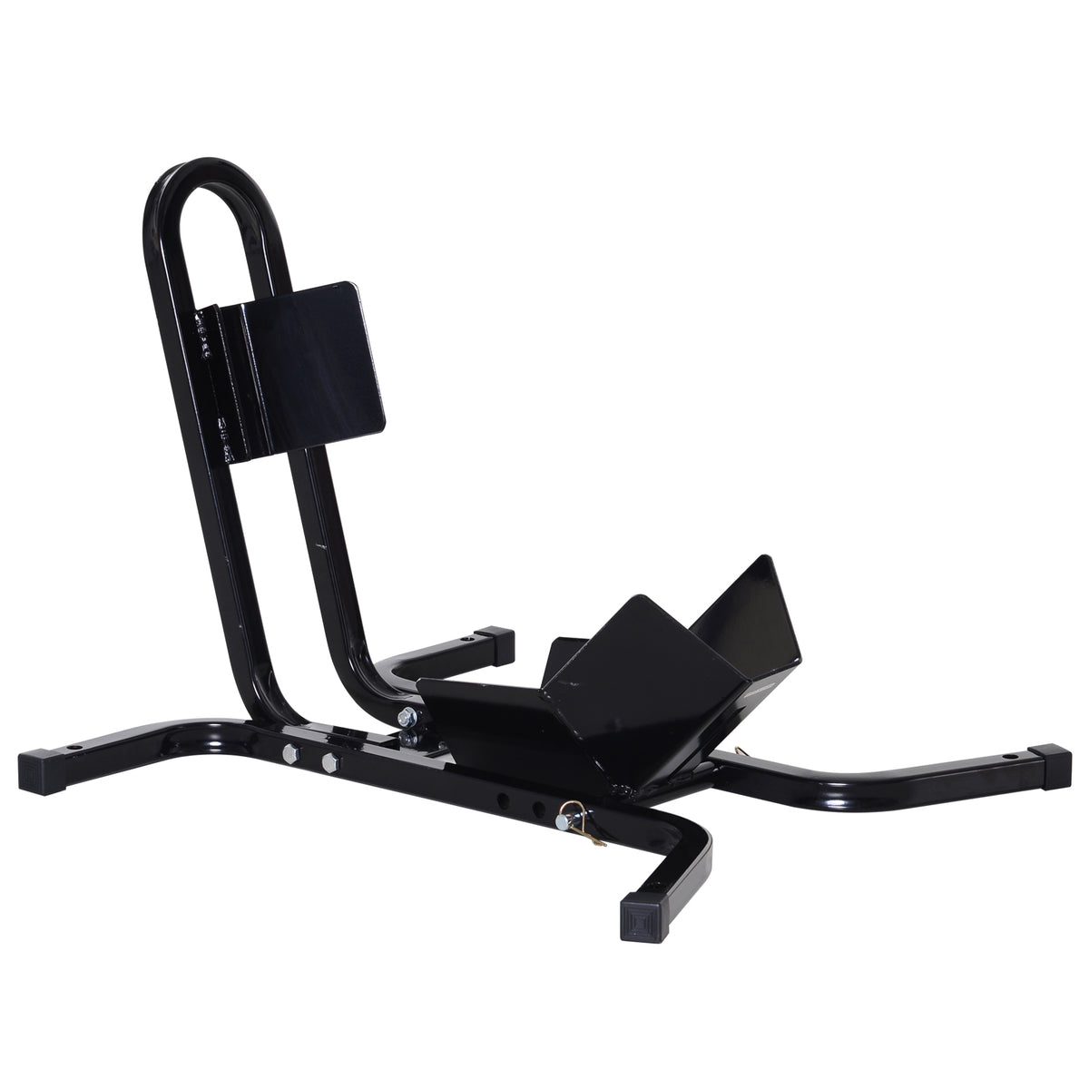 Lève Moto Béquille d'Atelier Support Roue Moto Support Béquille Moto - Bloque Roue 17 à 21 Pouces Métal Époxy Noir-4