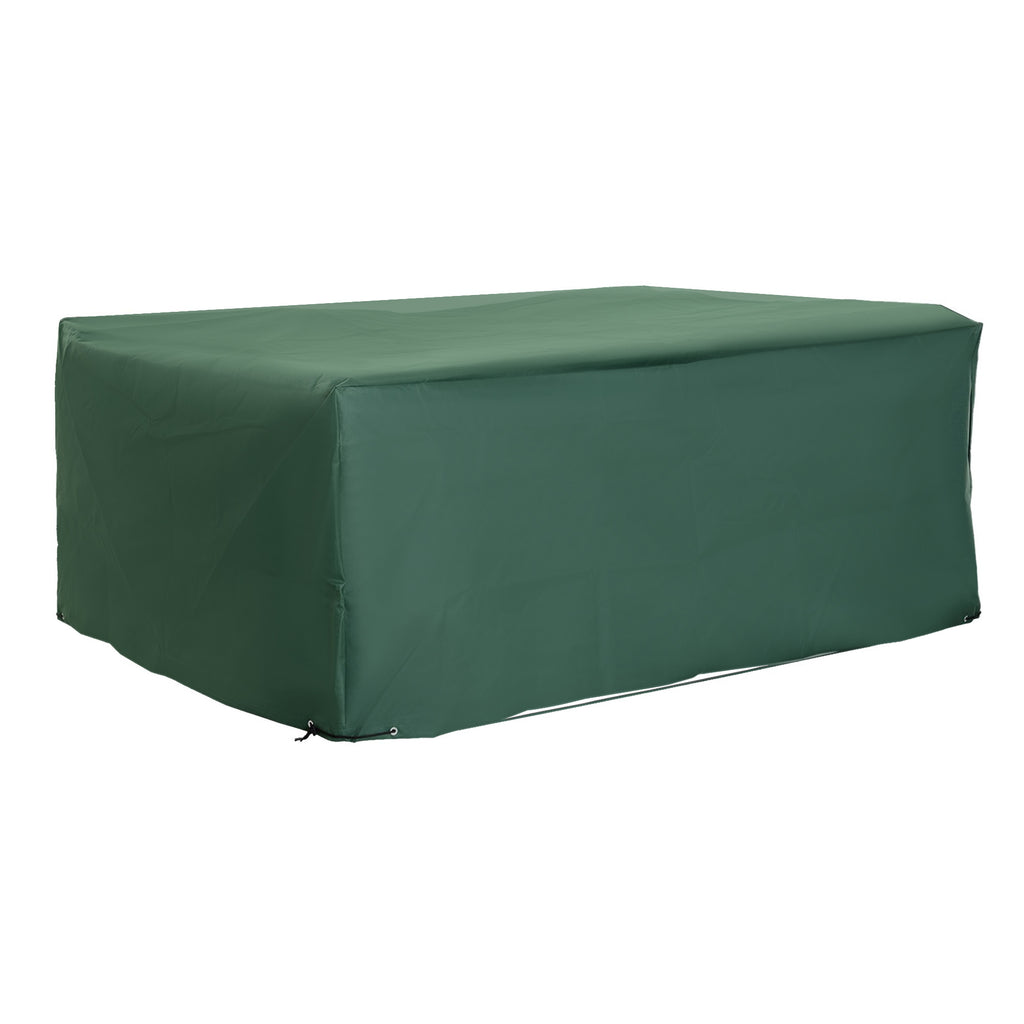 Housse de Protection Étanche Housse Salon de Jardin 600D Oxford Tissu Bâche Salon de Jardin Extérieur Imperméable rectangulaire 210L x 140l x 80H cm Vert-9