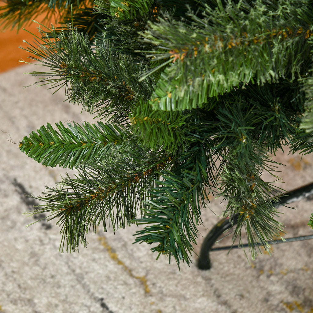 Sapin arbre de Noël artificiel 150 cm 665 branches + support pied vert-8