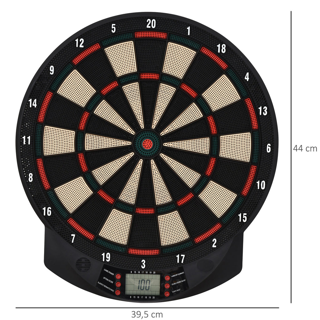Cible de Fléchettes Électronique 26 Jeu principals 185 jeux variations cibles LCD haut-parleur noir-2