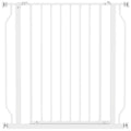 Barrière de sécurité barrière pour animal domestique longueur réglable dim. 75-85L x 76H cm blanc-0