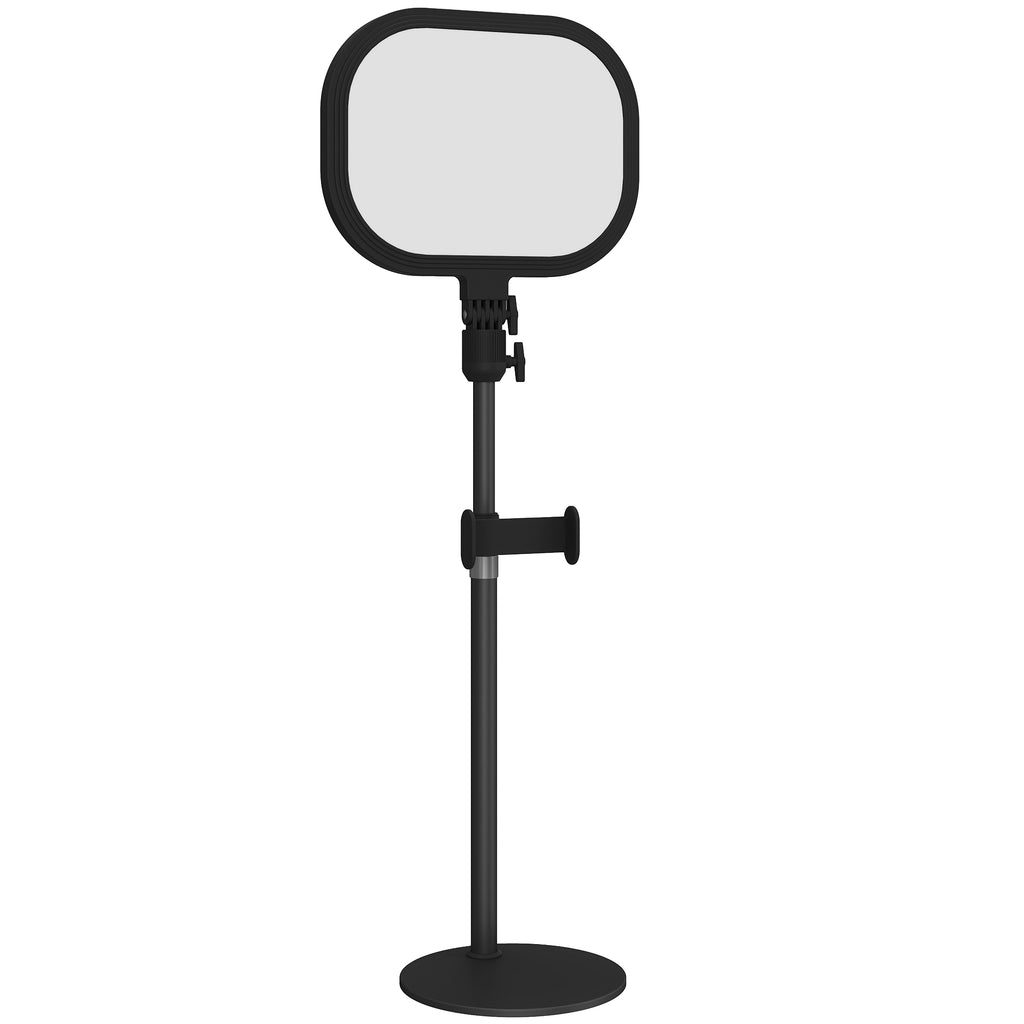 Lampe de bureau LED dimmable 5 modes de couleur 10 niveaux de luminosité port USB minuterie support pour téléphone noir-0