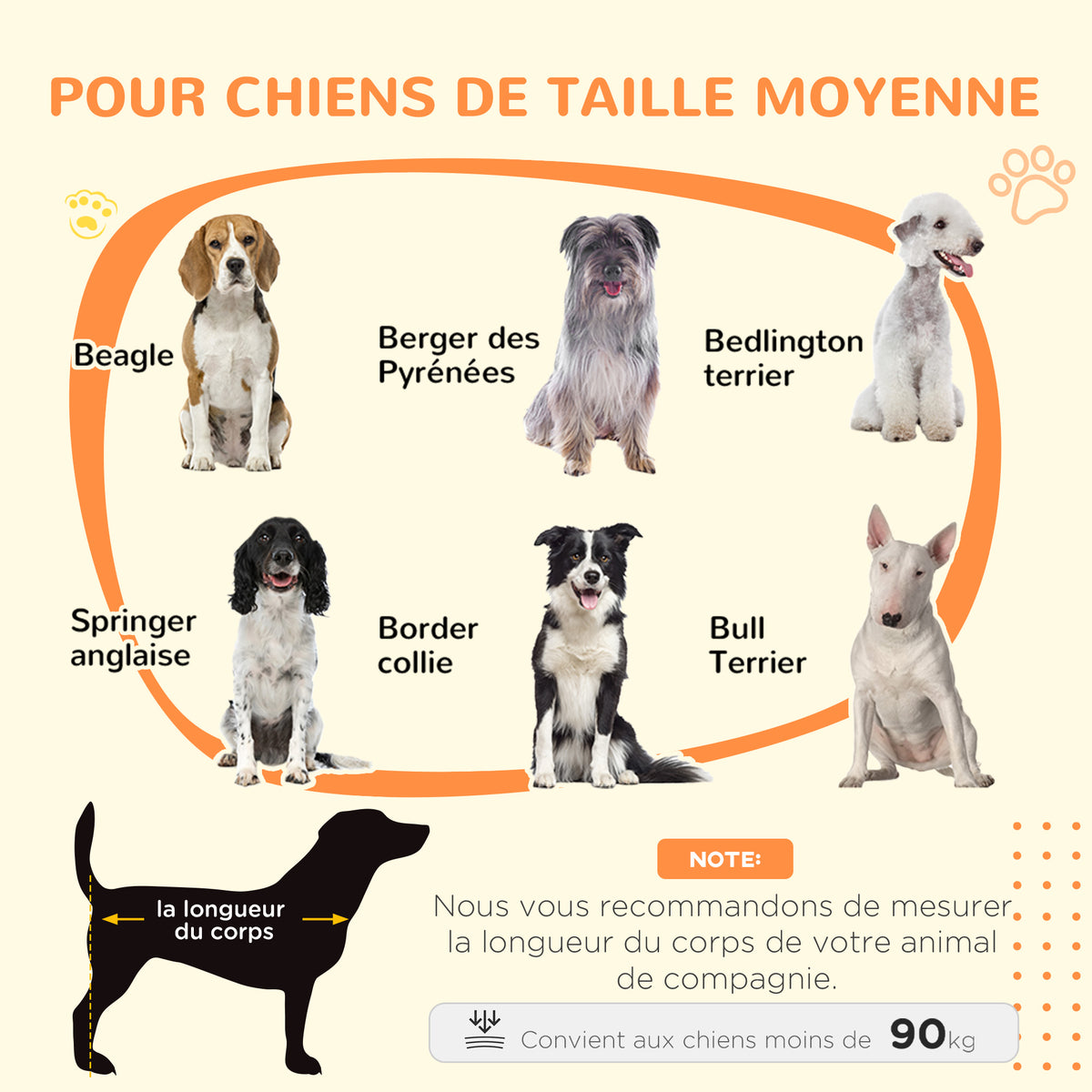 Cage caisse pour chien animaux intérieur porte coulissante, métal effet bois, dim. 57H x 80L x 54l cm-3