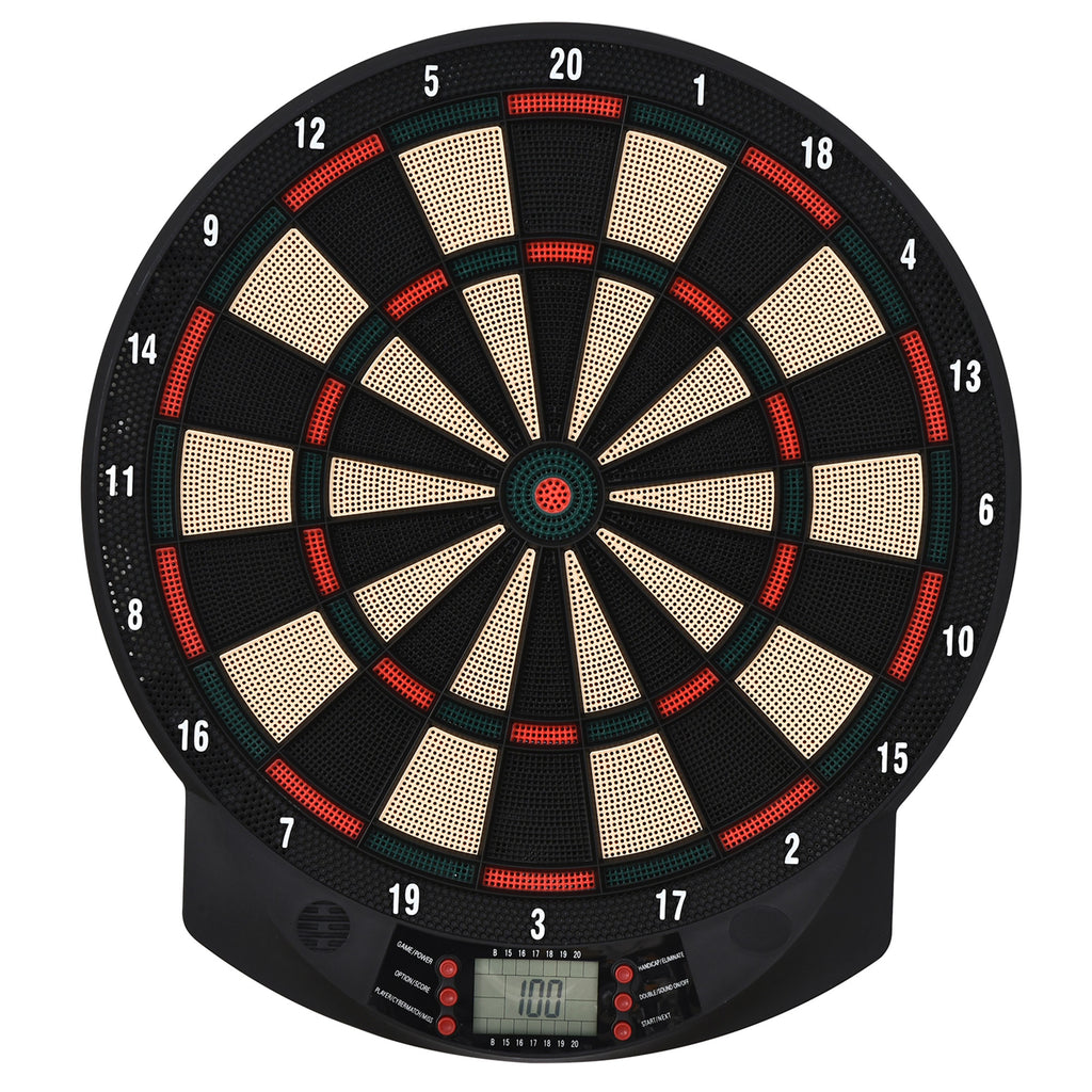 Cible de Fléchettes Électronique 26 Jeu principals 185 jeux variations cibles LCD haut-parleur noir-0