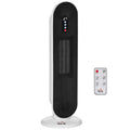 Chauffage soufflant oscillant 1200/2000 W - mini radiateur céramique PTC - télécommande incluse - chauffage d'appoint-0