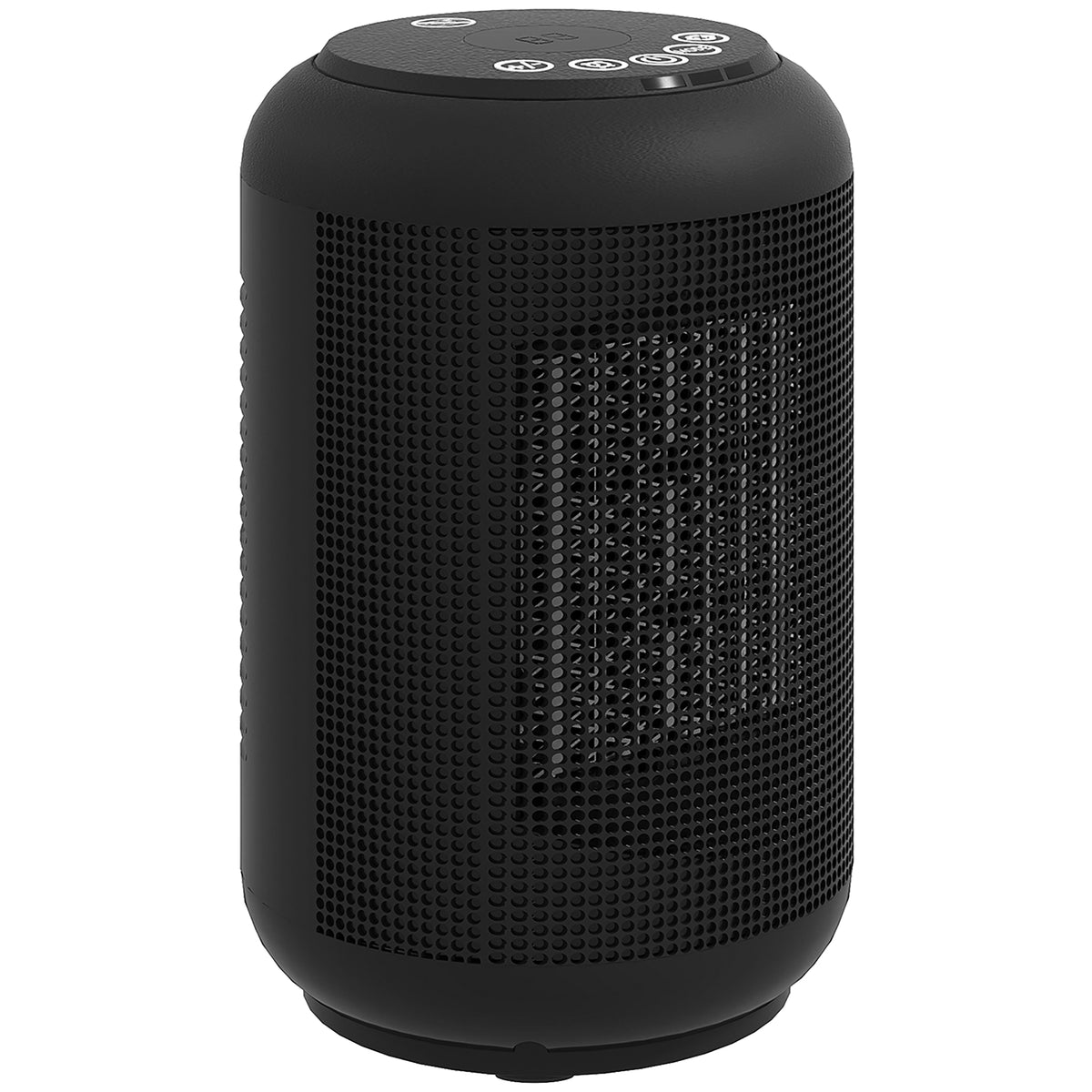 Chauffage d'appoint céramique PTC, radiateur électrique soufflant 1500 W, thermostat réglable, 14 x 14 x 21,5 cm, noir-0