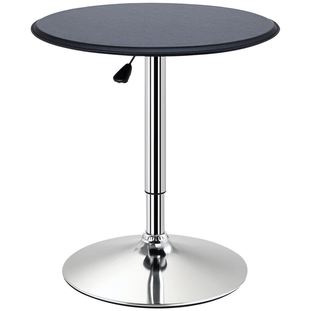 Table de Bar Table Bistro Mange-debout Chic Style Contemporain Hauteur réglable 67-93 cm Ø 63 cm Plateau-0