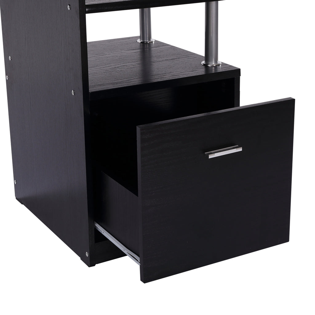Luxe Parc enclos modulable pour Chien 8 Panneaux Porte verrouillable Acier époxy Noir-8