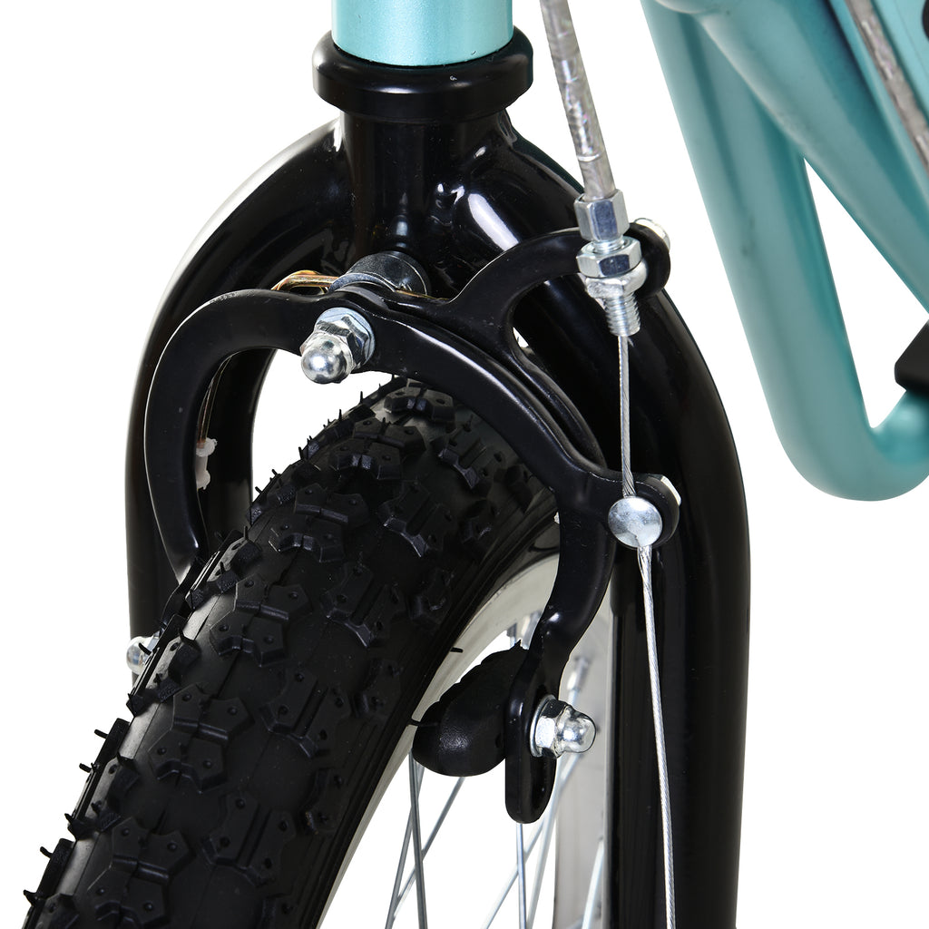 Trottinette patinette pour Enfants à partir de 5 Ans Grands pneus en Caoutchouc Guidon réglable poignée Frein et béquille Acier Charge max. 100 Kg Bleu-7