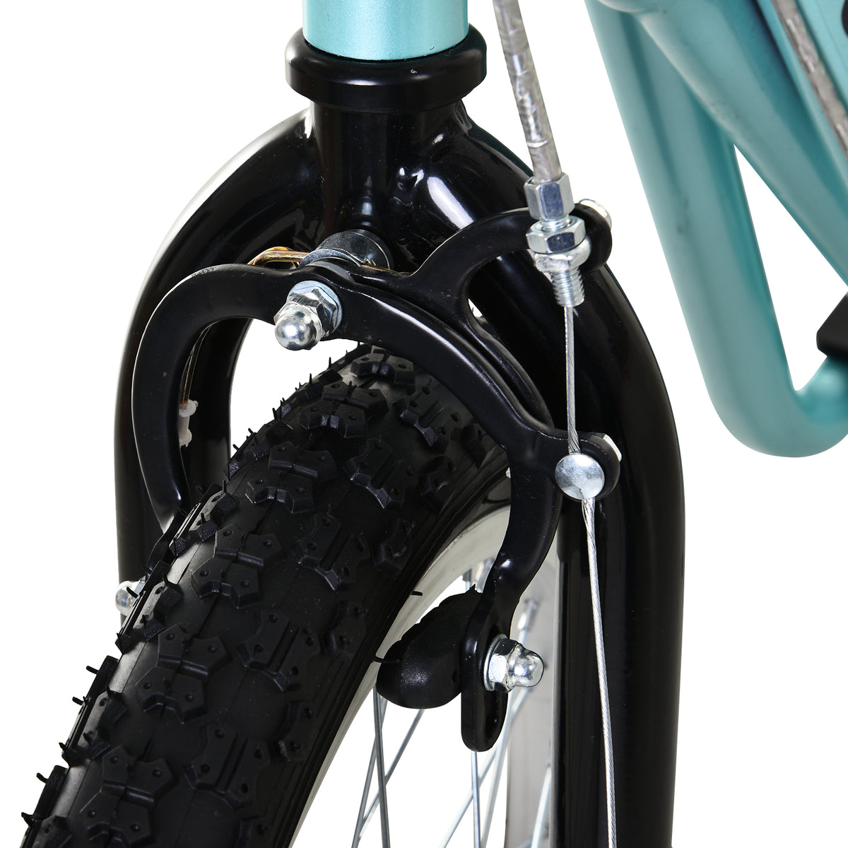 Trottinette patinette pour Enfants à partir de 5 Ans Grands pneus en Caoutchouc Guidon réglable poignée Frein et béquille Acier Charge max. 100 Kg Bleu-7