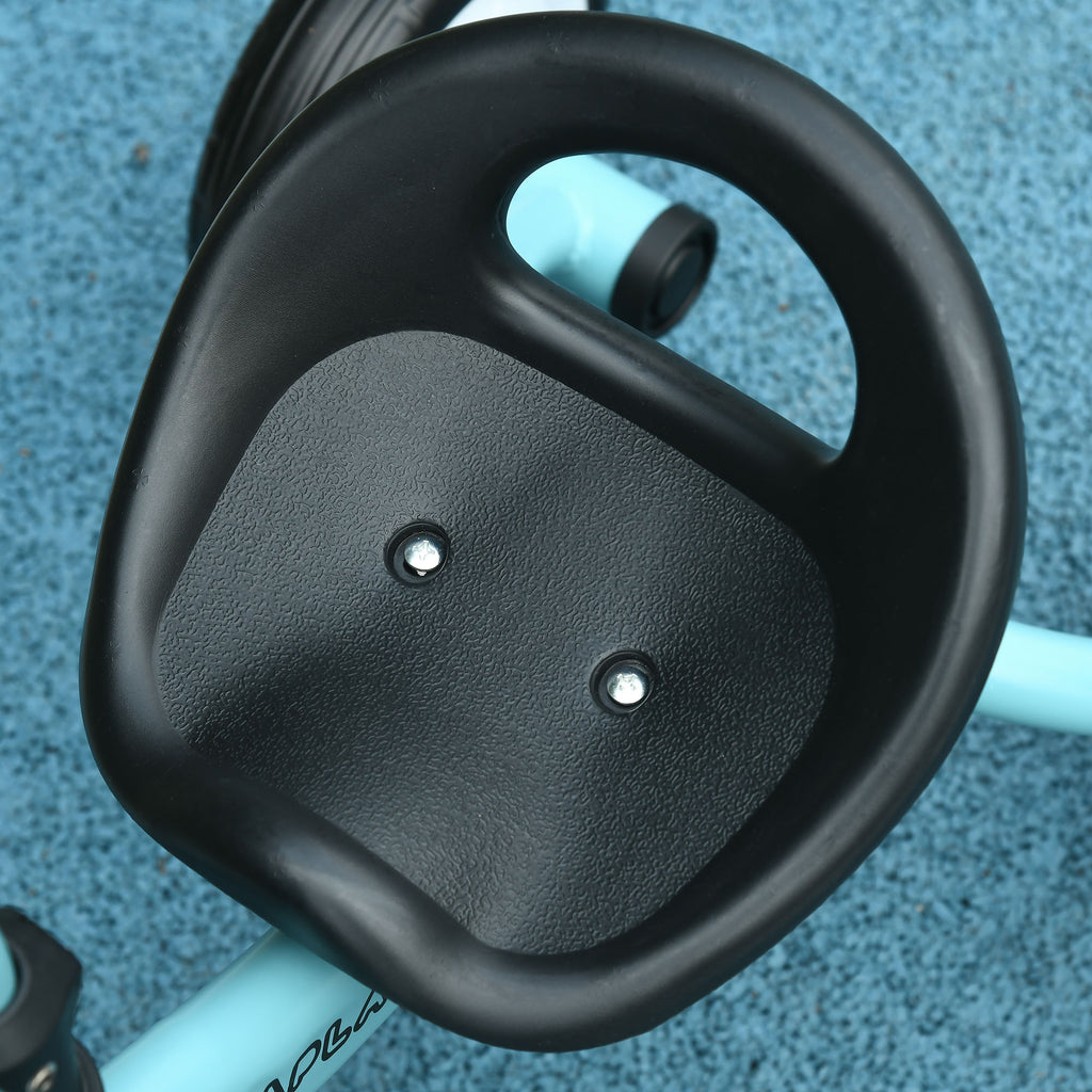 Tricycle enfants avec sonnette et panier selle réglable avec dossier - pour enfant de 2 à 5 ans bleu-7