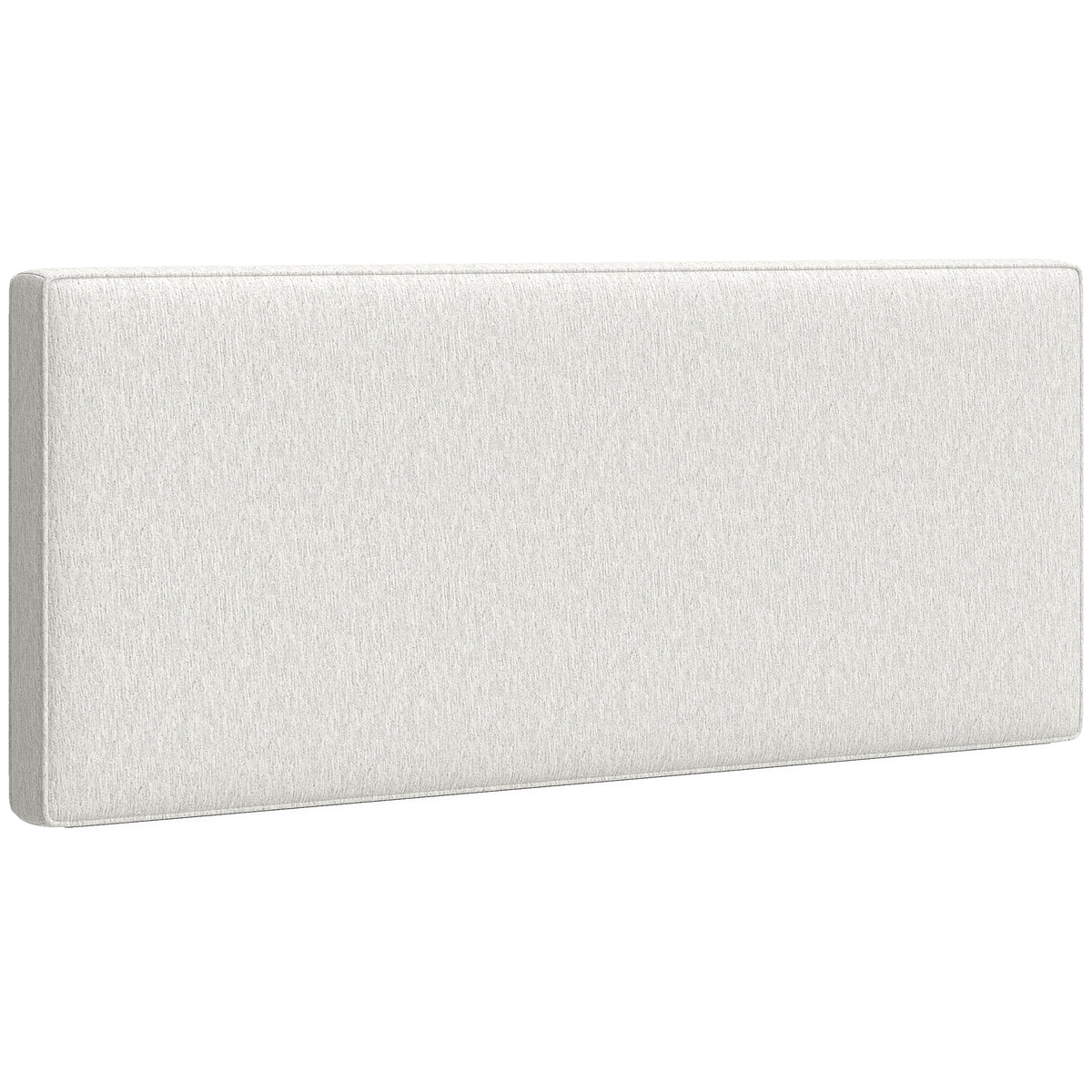 Tête de lit murale en lin, 140 x 60 cm, tête de lit suspendue rembourrée pour chambre à coucher, crème-0