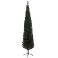 Sapin de Noël artificiel, arbre de Noël, base en acier, 390 branches épines, décoration de Noël, Ø 55 x 195H cm, vert-0