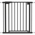 Barrière de sécurité pour chiens et bébés 76 à 81 cm avec extension fixation par pression sans perçage blanc-0