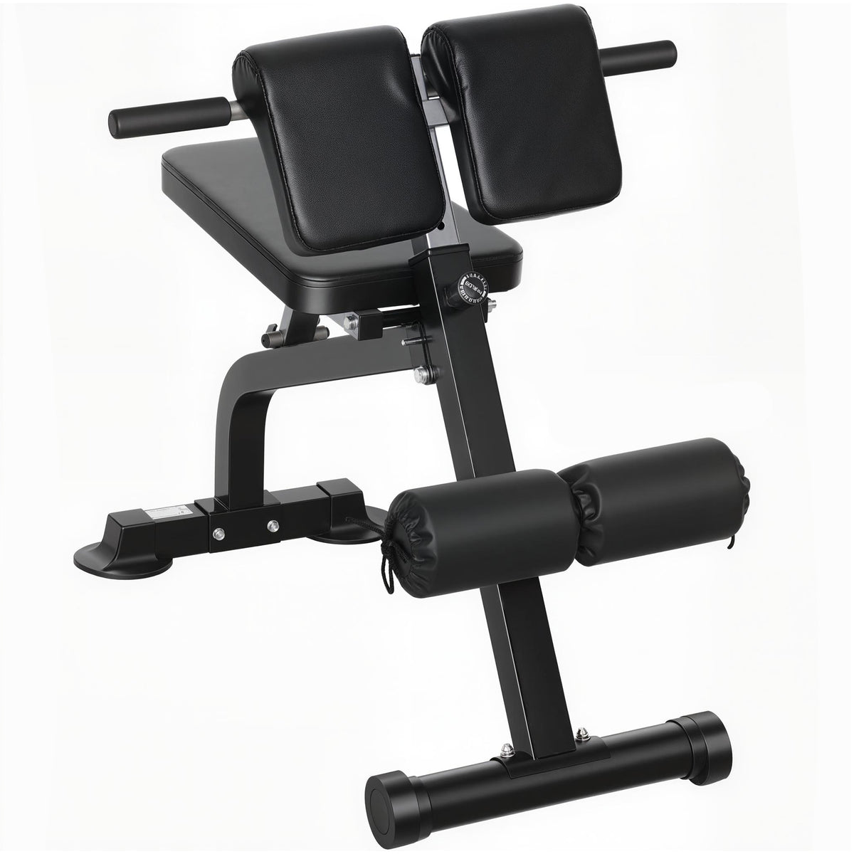 Banc de Musculation Pliable avec Hauteur et Inclinaison Réglables pour Entraînement Dos Bras, 96,6x68x69-110cm, Noir-0