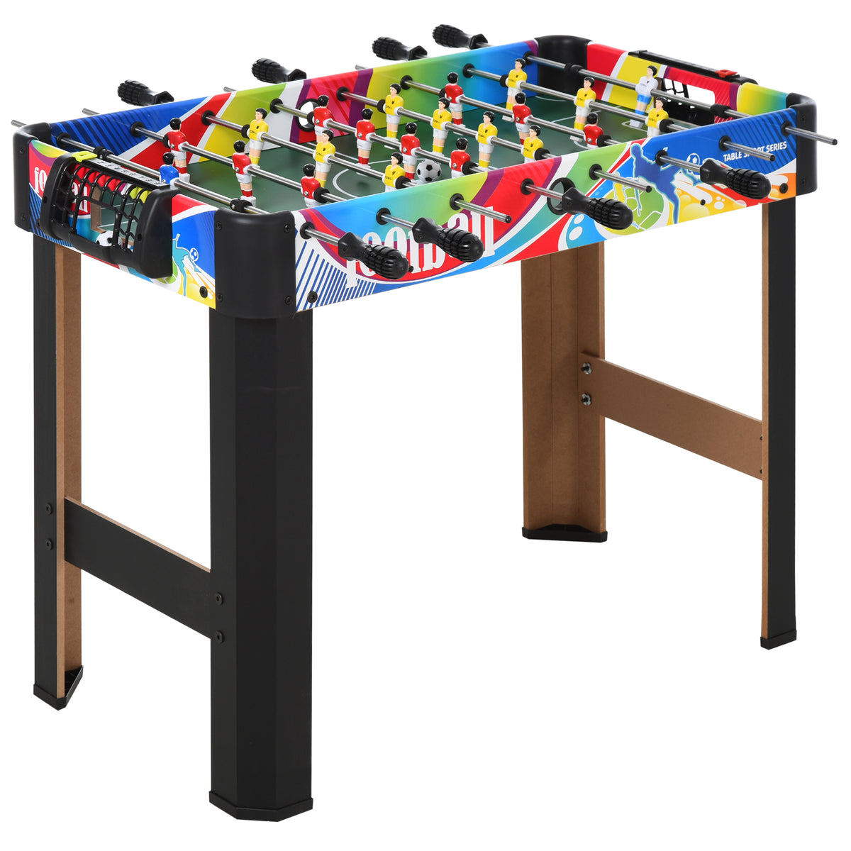 Baby-Foot pour Adolescents et Adultes, 22 Joueurs, 2 Balles, Tableaux de Score, 86,5x43,5x63 cm, Multicolore-0