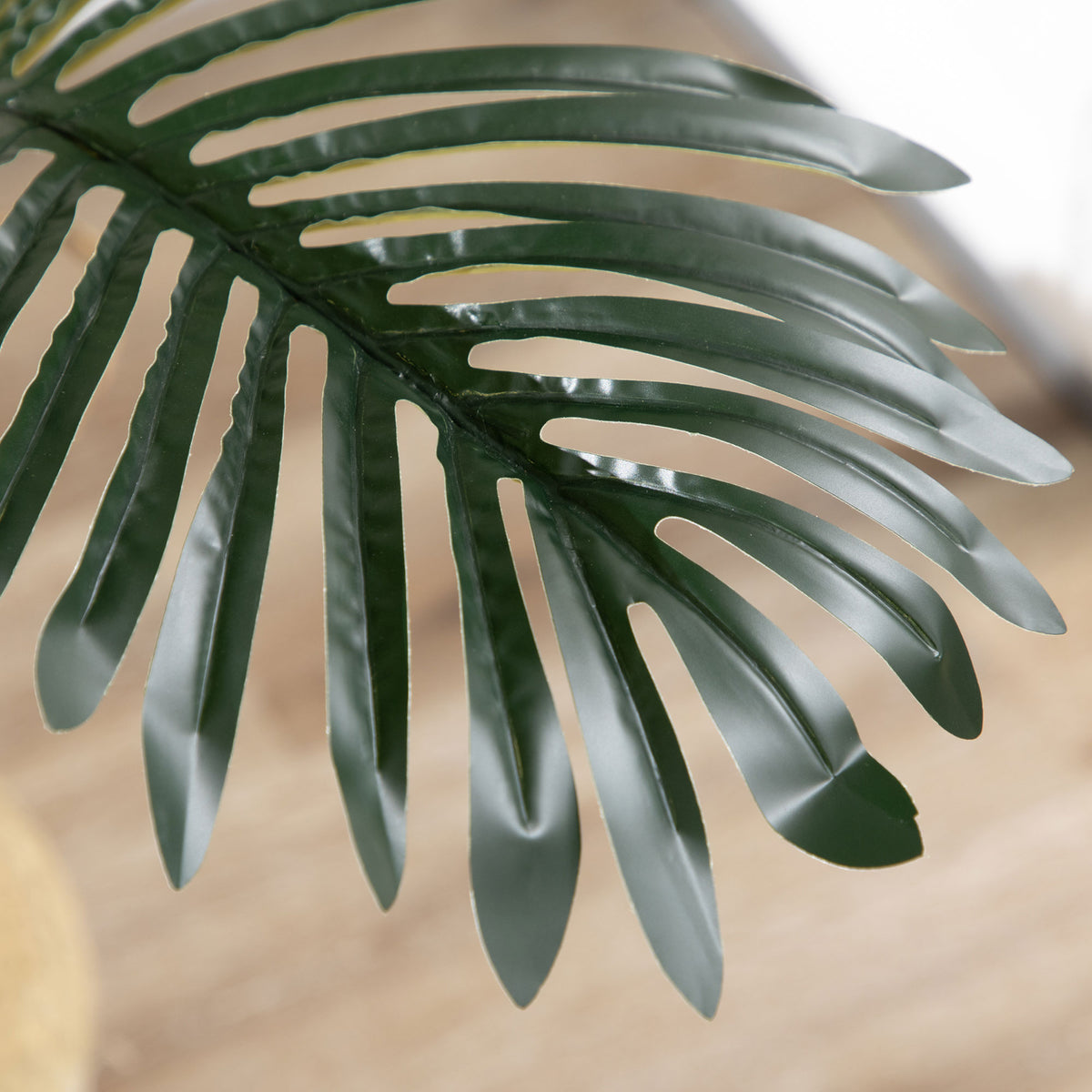 Palmier areca artificiel arbre artificiel hauteur 190 cm avec 30 grandes feuilles en plastique pot inclus-6