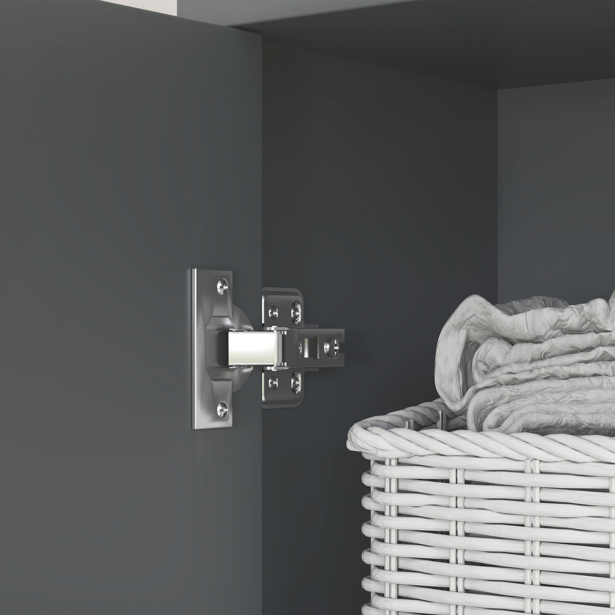 Colonne salle de bain, meuble salle de bain rangement avec 2 placards, tiroir et 2 compartiments ouverts, gris-8