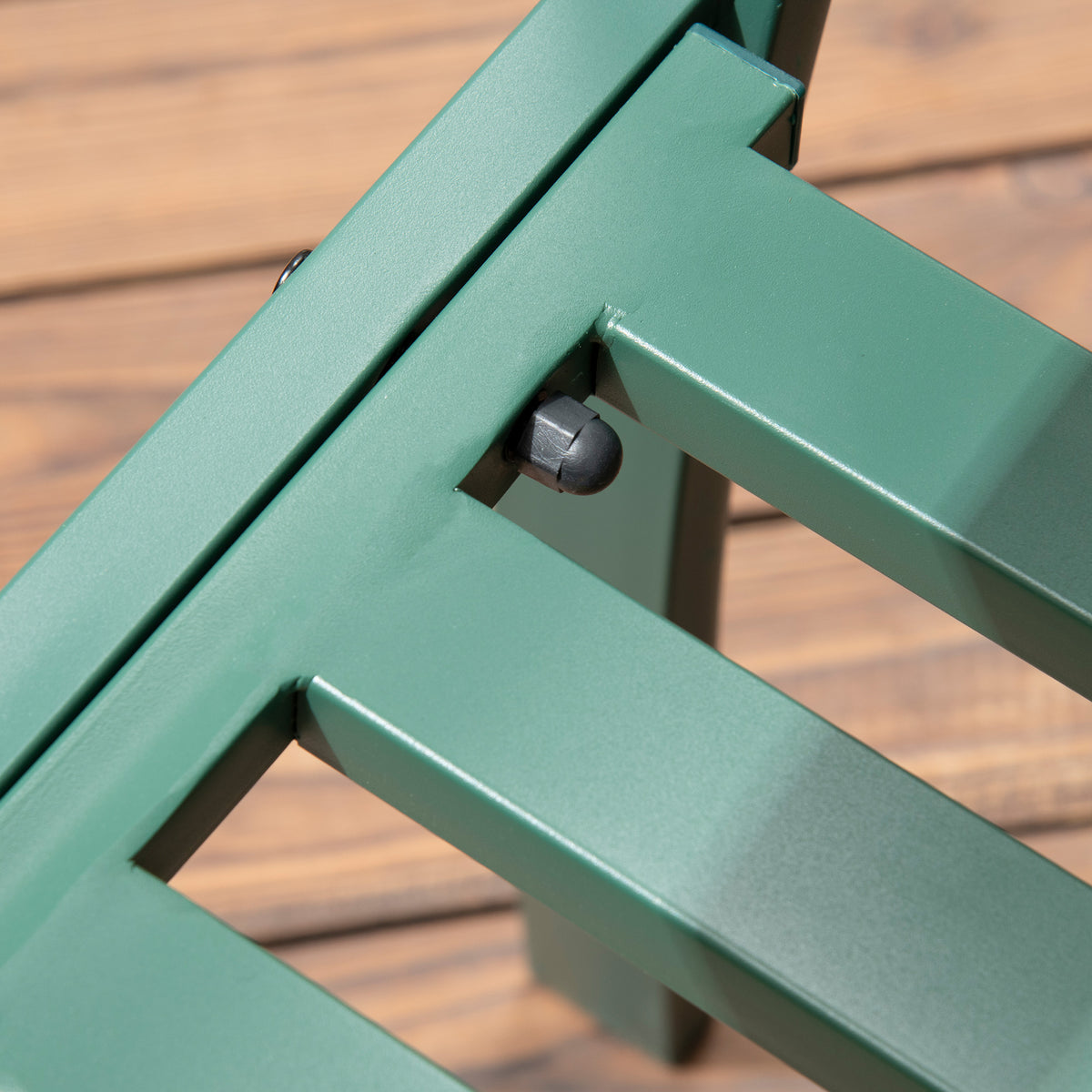 Banc de jardin banc extérieur jardin en acier avec dossier à motif floral pour 2 personnes 127 x 63 x 83 cm vert foncé-8