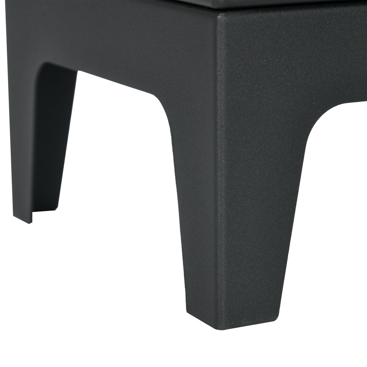 Cheminée à l'éthanol sur pieds style contemporain avec réservoir 1,2Lenviron couverture 25 m² 39 x 26 x 54 cm noir-8