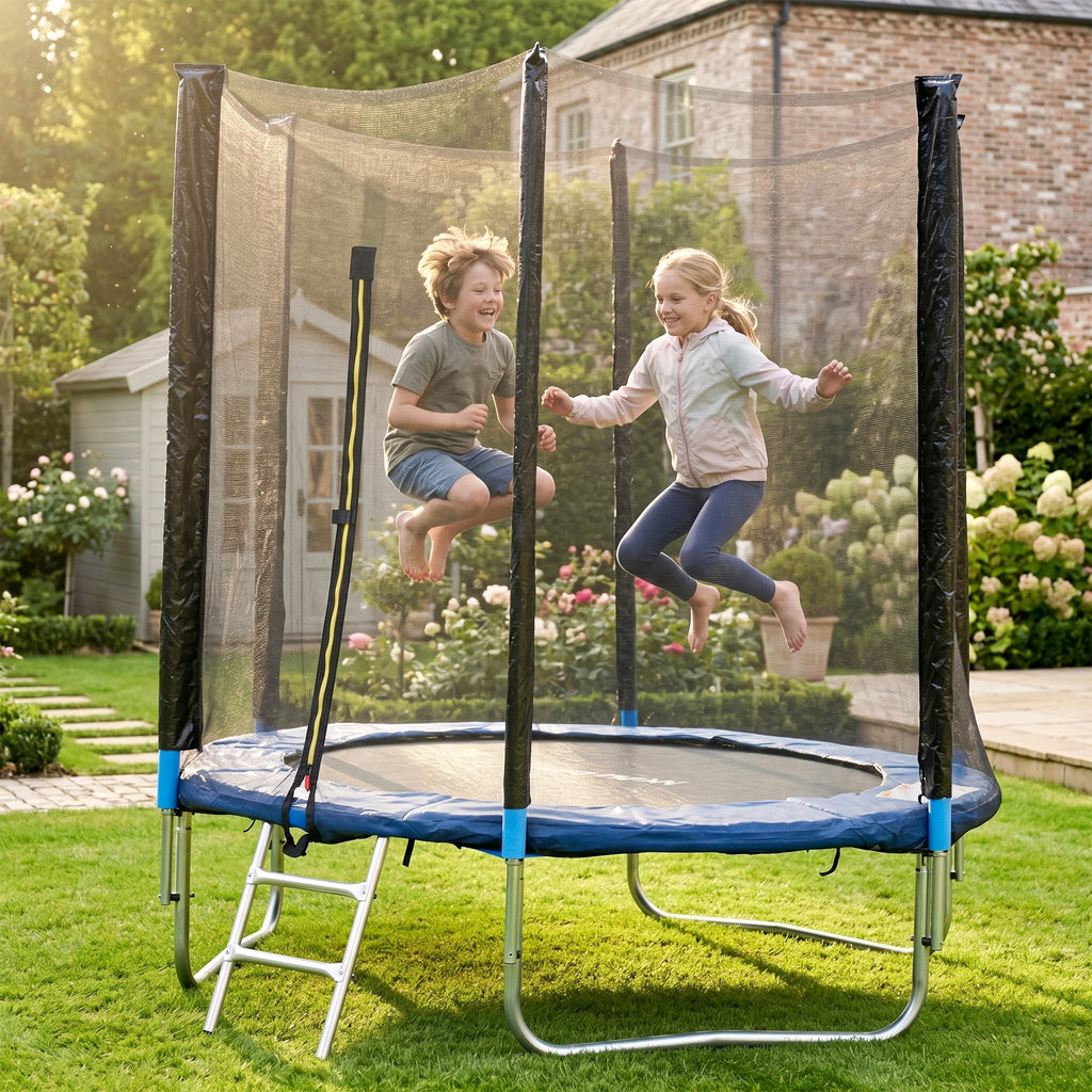 Trampoline d'extérieur avec filet de sécurité Ø180 cm pour enfants et adultes-8