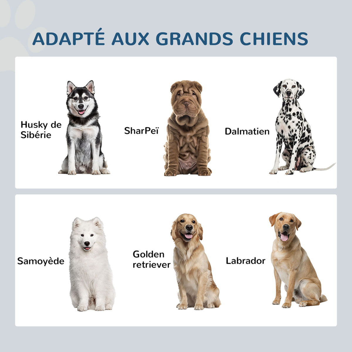 Gamelle double chien chat - porte-gamelles surélevé rangement 2 en 1 - tiroir, 2 gamelles - acier inox. MDF blanc gris-6