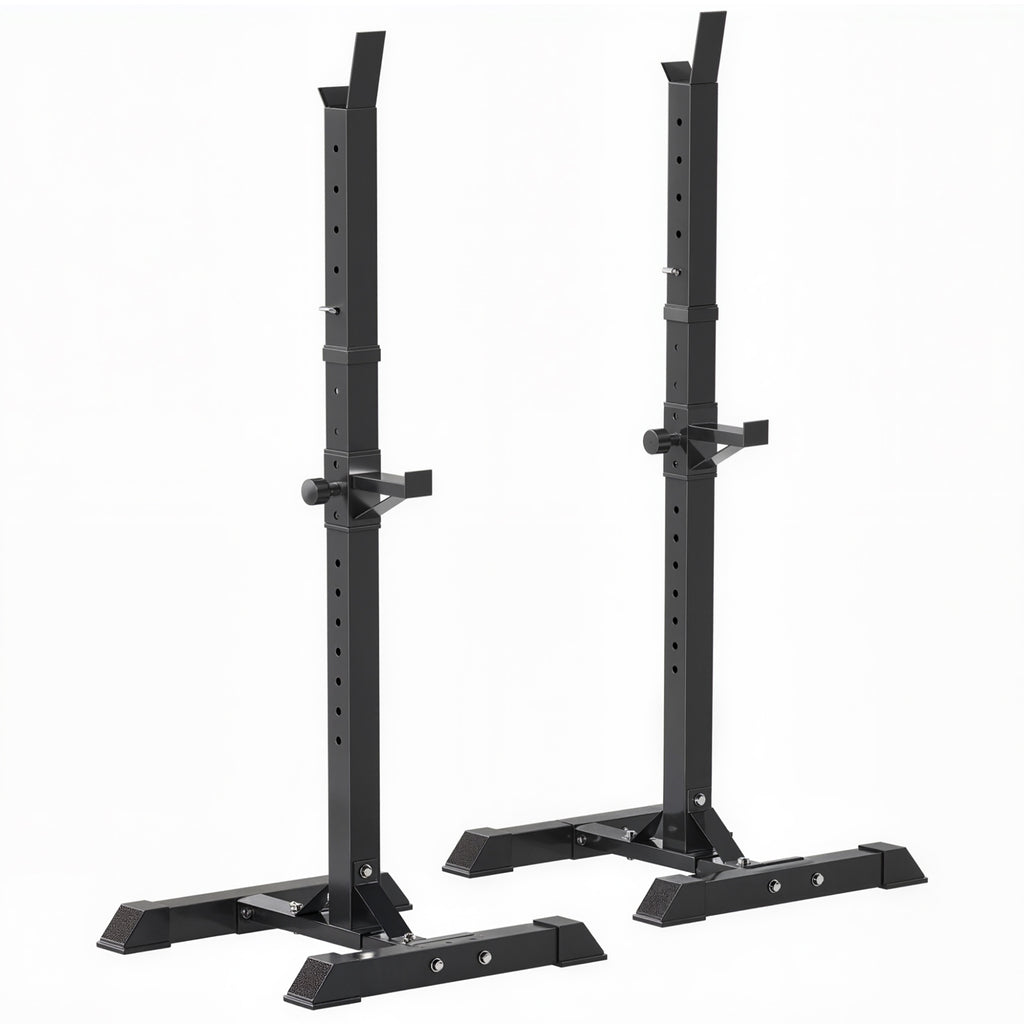 Support de musculation entrainement pour barre longue haltère charge max. 150 Kg-0