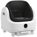 Litière chat autonettoyante bac à litière pour chat automatique ouvert isolation des odeurs/protection de sécurité blanc-0