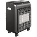 Chauffage d'Appoint Gaz Portable 4,2kW Infrarouge Compact 2 Freins Système ODS Anti-Basculement Housse 37x29x55cm Noir-0