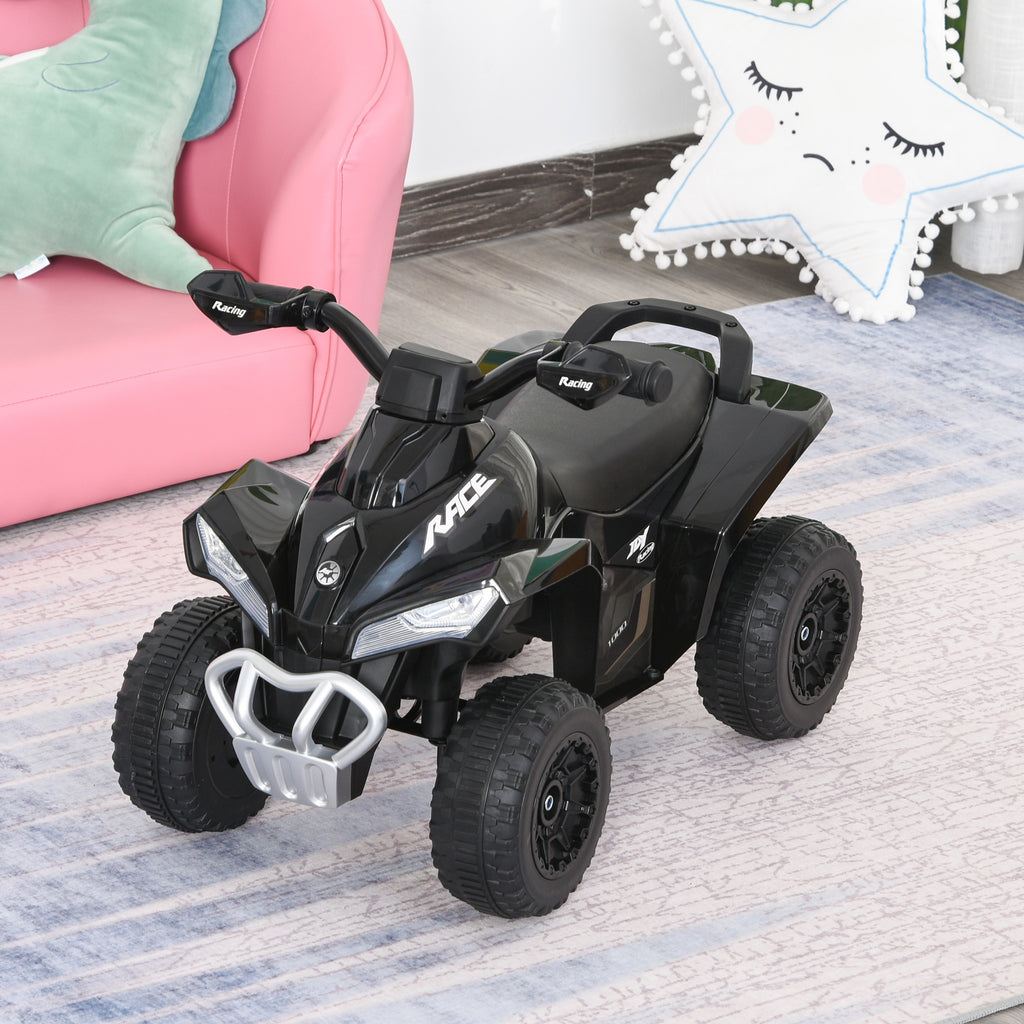Porteur Enfants Quad 18-36 Mois dim. 67L x 38l x 44H cm Effets Lumineux et sonores Noir-9