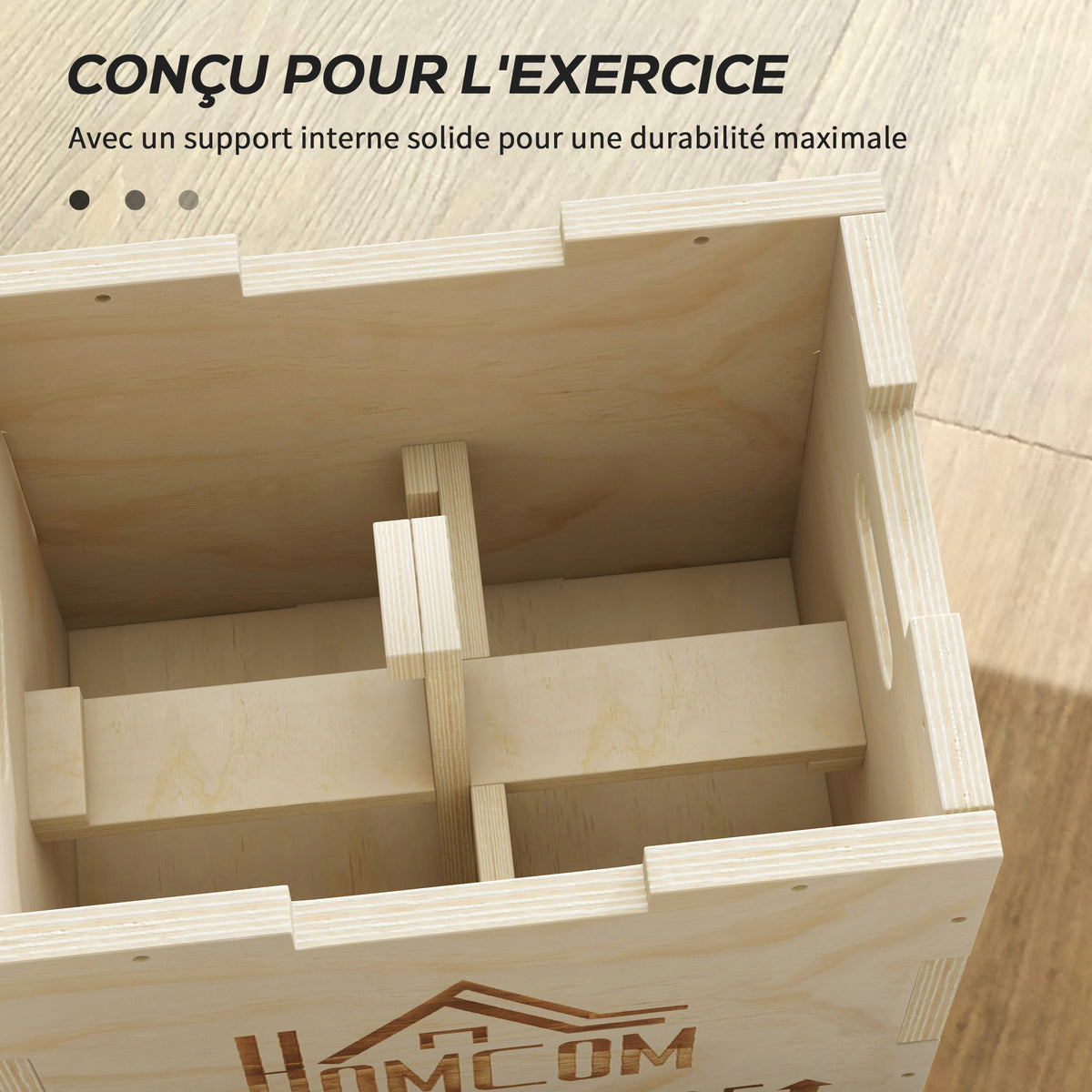 Box jump pliométrie appareil boîte à saut musculation fitness entraînement croisé plyobox pour box training 40,5/35,5/30,5 cm-5