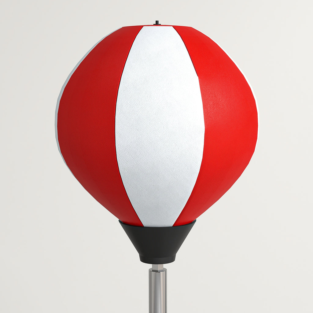 Sac de Frappe sur Pied Punching ball sur pied réglable en hauteur 126-144 cm avec gants, pompe et base de lestage-8