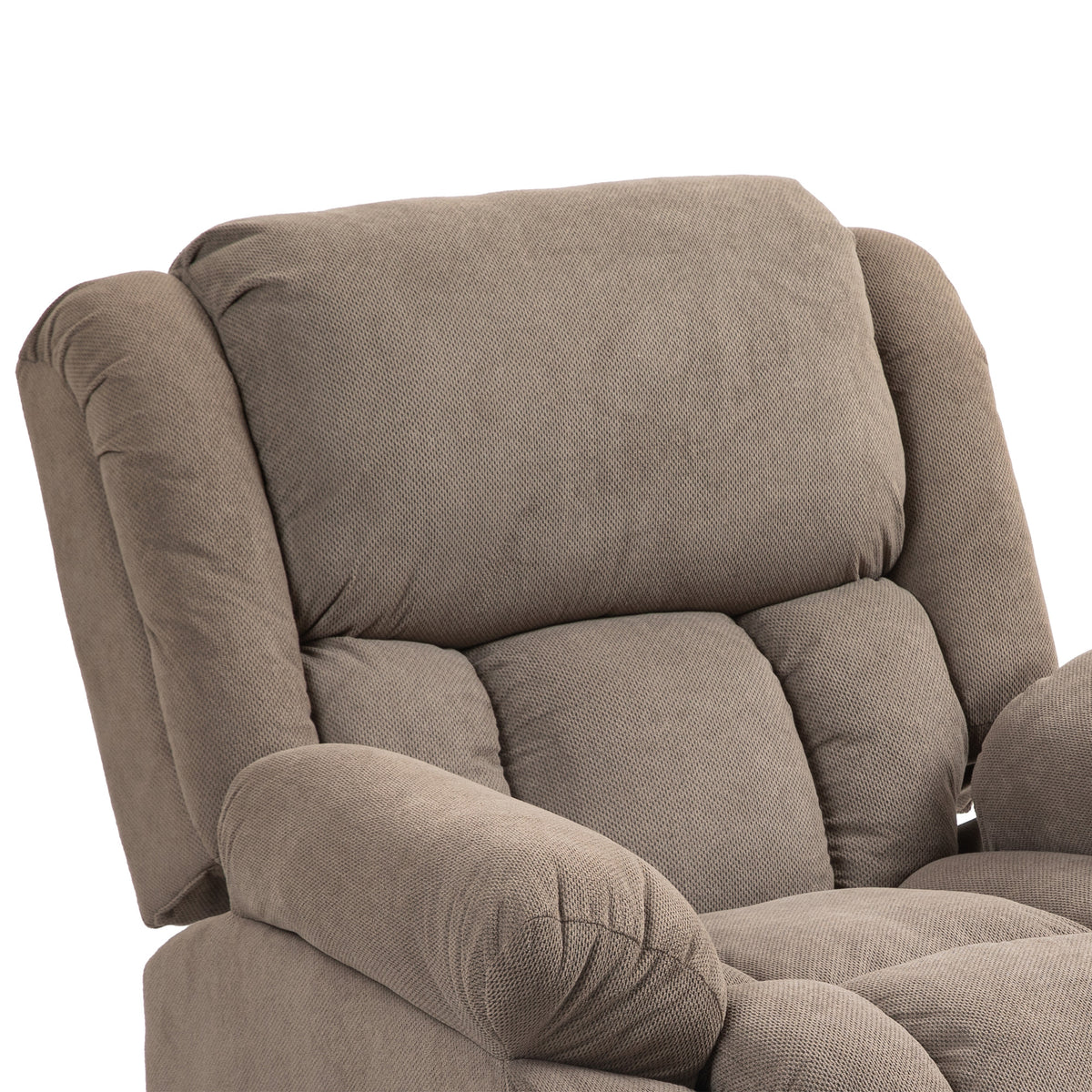 Fauteuil Releveur Électrique, Massage et Chauffage, Repose-Pieds, Dossier Inclinable, Télécommande, 93x104x100cm, Marron-9