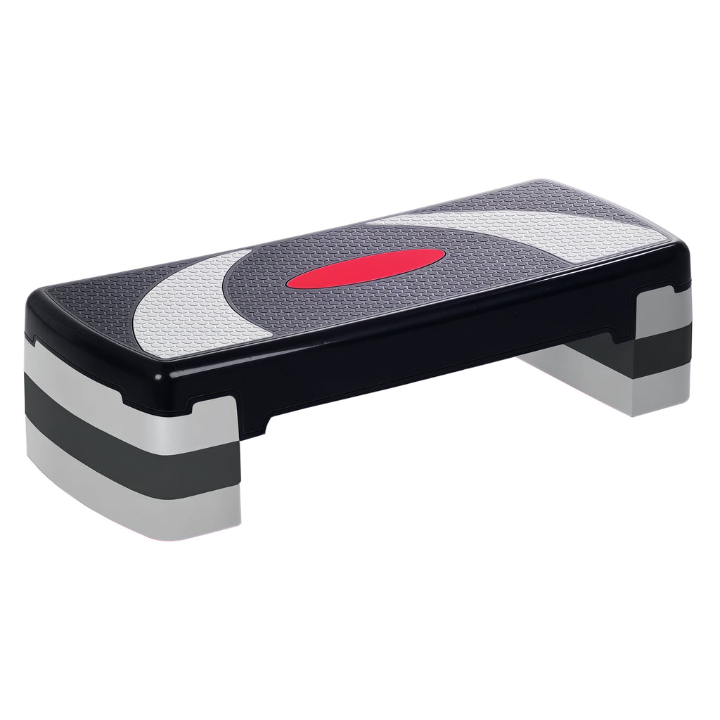 Step fitness aerobic stepper hauteur reglable surface antiderapante 78x29x20 cm-0