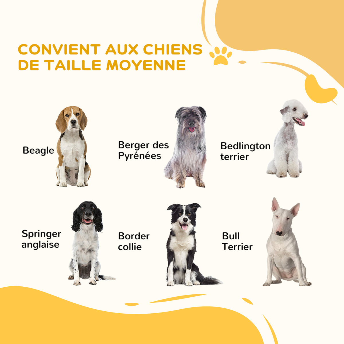Barrière pour chien en acier à 3 panneaux pliante double verrouillage et porte intégrée pour porte et escalier blanc-6