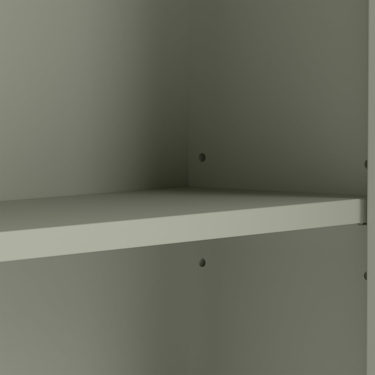 Armoire murale de salle de bain, meuble de rangement suspendu avec 2 portes persiennes et étagère réglable, vert-9